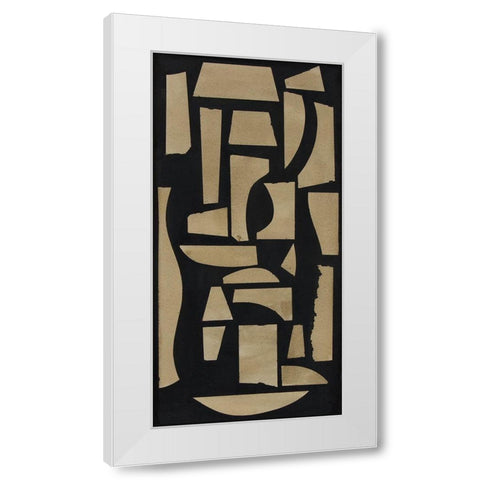 Finial II White Modern Wood Framed Art Print by Delamater, Rob