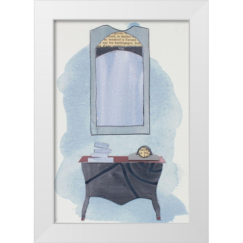 Chateau Interior II White Modern Wood Framed Art Print by Delamater, Rob