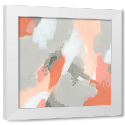 Aymara I White Modern Wood Framed Art Print by Vess, June Erica