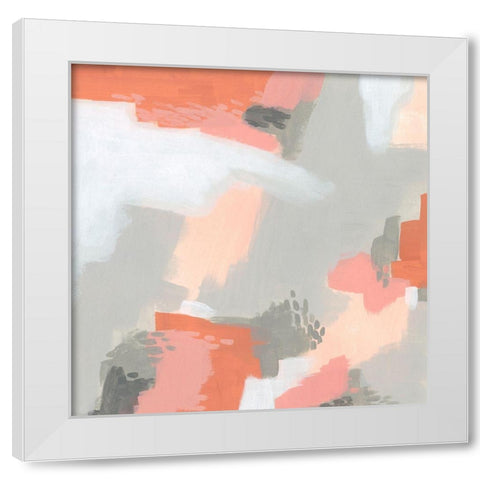 Aymara II White Modern Wood Framed Art Print by Vess, June Erica