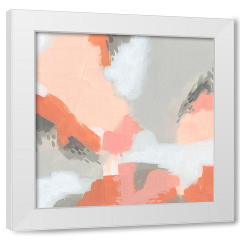 Aymara III White Modern Wood Framed Art Print by Vess, June Erica