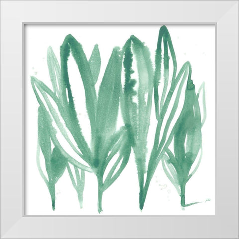 Boho Tropicals IV White Modern Wood Framed Art Print by Vess, June Erica
