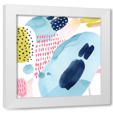 Frolic Form I White Modern Wood Framed Art Print by Popp, Grace