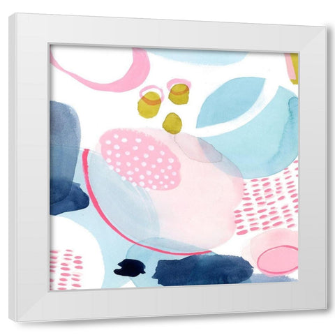 Frolic Form II White Modern Wood Framed Art Print by Popp, Grace