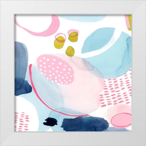 Frolic Form II White Modern Wood Framed Art Print by Popp, Grace
