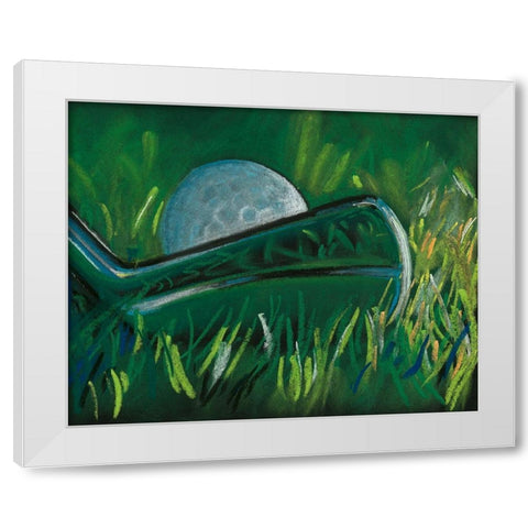 Tee Time I White Modern Wood Framed Art Print by Parker, Jennifer Paxton