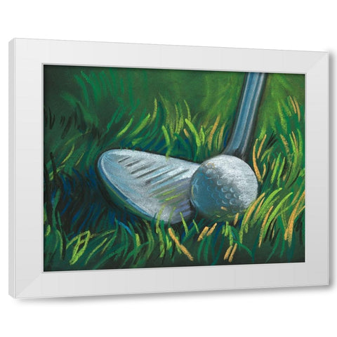 Tee Time II White Modern Wood Framed Art Print by Parker, Jennifer Paxton