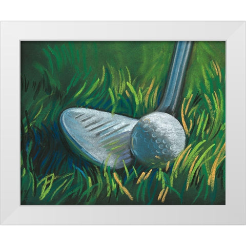 Tee Time II White Modern Wood Framed Art Print by Parker, Jennifer Paxton