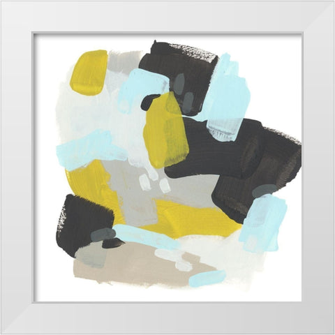 Introspect I White Modern Wood Framed Art Print by Vess, June Erica