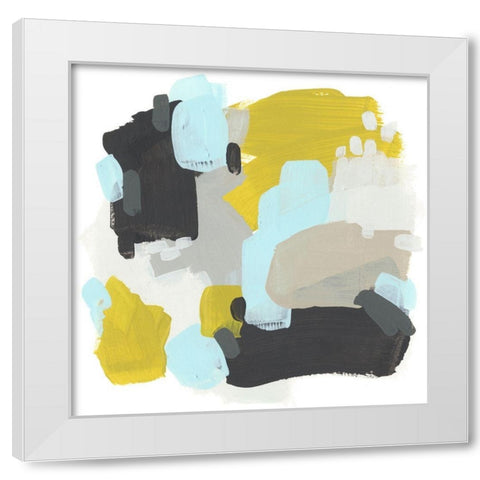 Introspect II White Modern Wood Framed Art Print by Vess, June Erica