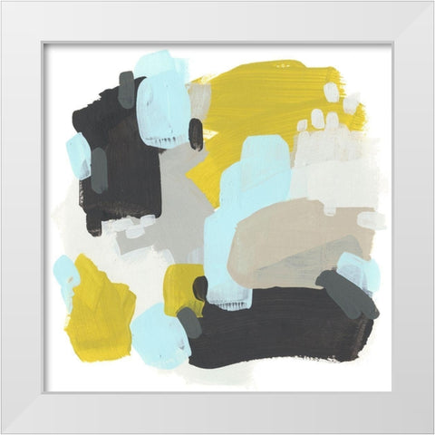 Introspect II White Modern Wood Framed Art Print by Vess, June Erica