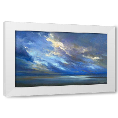Coastal Sky #2 White Modern Wood Framed Art Print by Finch, Sheila