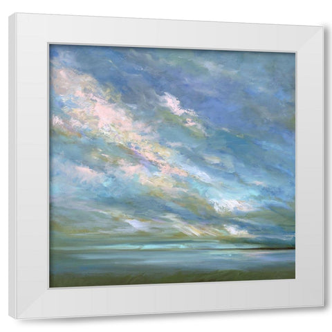 Coastal Sky #3 White Modern Wood Framed Art Print by Finch, Sheila
