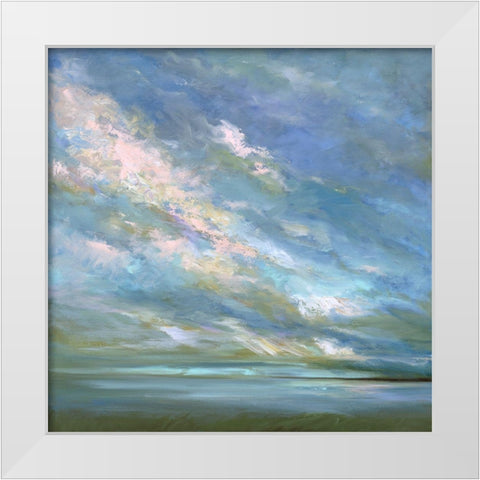 Coastal Sky #3 White Modern Wood Framed Art Print by Finch, Sheila