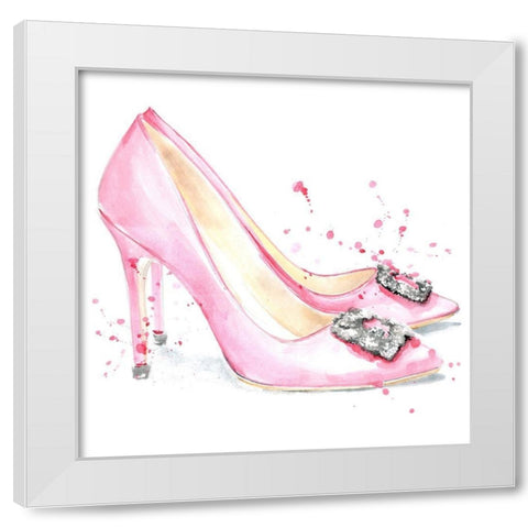 Glamourous IV White Modern Wood Framed Art Print by Parker, Jennifer Paxton