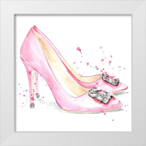 Glamourous IV White Modern Wood Framed Art Print by Parker, Jennifer Paxton