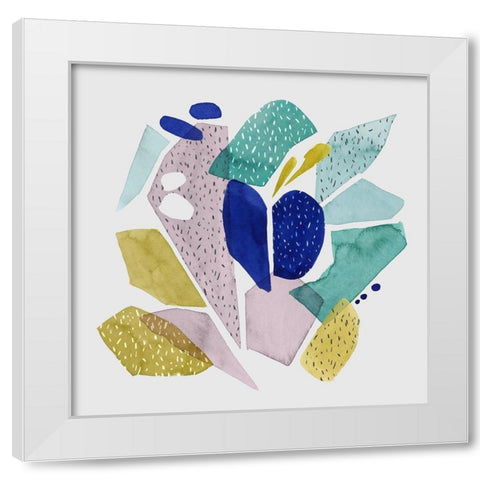 Terrazzo Drift III White Modern Wood Framed Art Print by Popp, Grace