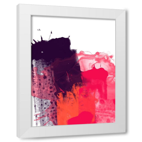 Liquid Swatch I White Modern Wood Framed Art Print by Vess, June Erica