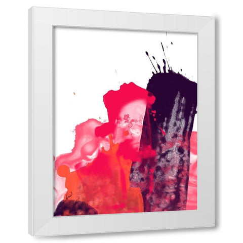Liquid Swatch II White Modern Wood Framed Art Print by Vess, June Erica