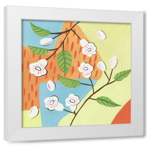 Early Summer Memory I White Modern Wood Framed Art Print by Wang, Melissa