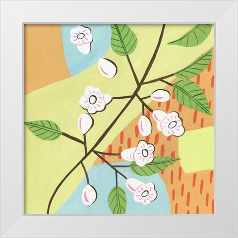 Early Summer Memory II White Modern Wood Framed Art Print by Wang, Melissa