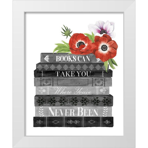 Book Dream II White Modern Wood Framed Art Print by Popp, Grace