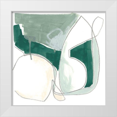 Idlewild II White Modern Wood Framed Art Print by Vess, June Erica