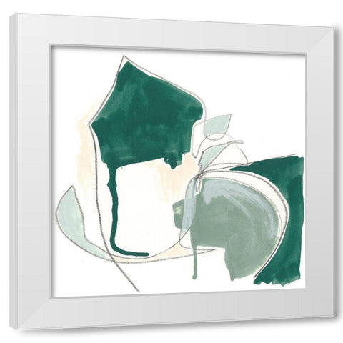 Idlewild III White Modern Wood Framed Art Print by Vess, June Erica