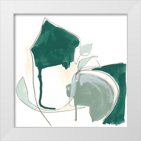Idlewild III White Modern Wood Framed Art Print by Vess, June Erica