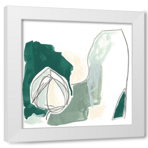 Idlewild IV White Modern Wood Framed Art Print by Vess, June Erica