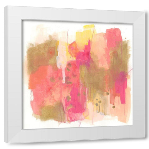Coral Borealis I White Modern Wood Framed Art Print by Vess, June Erica