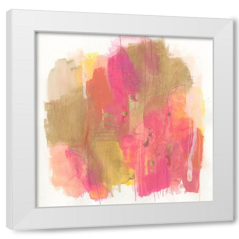 Coral Borealis II White Modern Wood Framed Art Print by Vess, June Erica