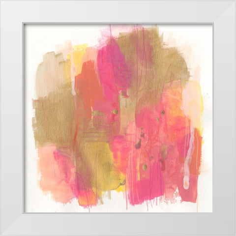 Coral Borealis II White Modern Wood Framed Art Print by Vess, June Erica