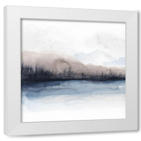 Horizon Shadow II White Modern Wood Framed Art Print by Popp, Grace