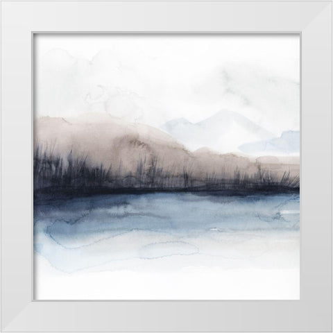 Horizon Shadow II White Modern Wood Framed Art Print by Popp, Grace