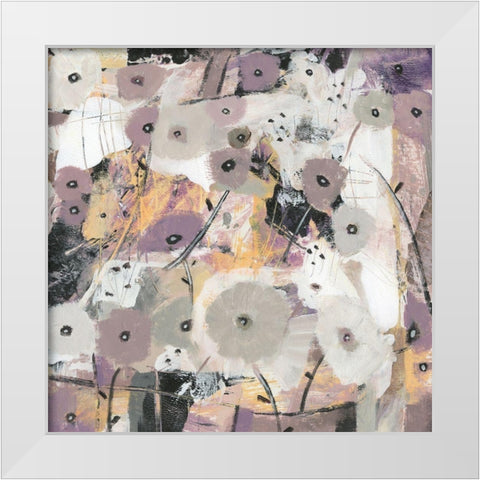 Edit II White Modern Wood Framed Art Print by OToole, Tim