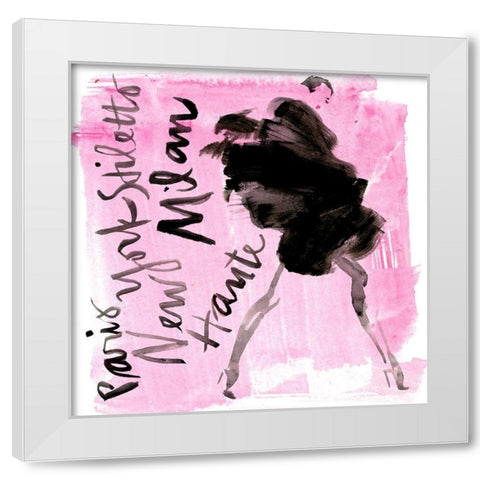 Runway  II White Modern Wood Framed Art Print by Parker, Jennifer Paxton