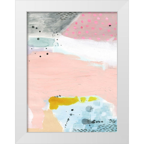 Blurred Daybreak I White Modern Wood Framed Art Print by Popp, Grace
