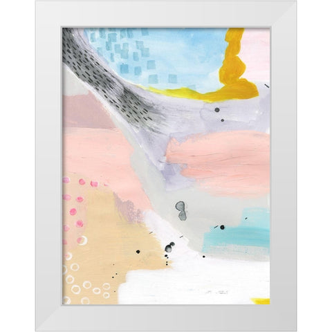 Blurred Daybreak II White Modern Wood Framed Art Print by Popp, Grace