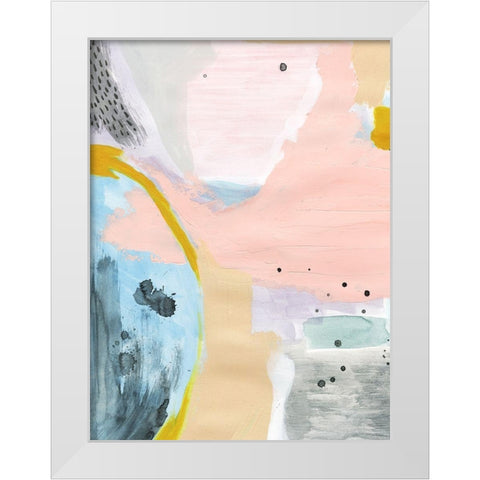 Blurred Daybreak III White Modern Wood Framed Art Print by Popp, Grace