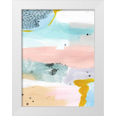 Blurred Daybreak IV White Modern Wood Framed Art Print by Popp, Grace