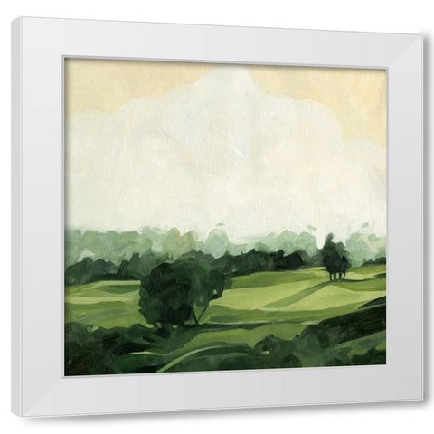 Olive Afternoon I White Modern Wood Framed Art Print by Scarvey, Emma