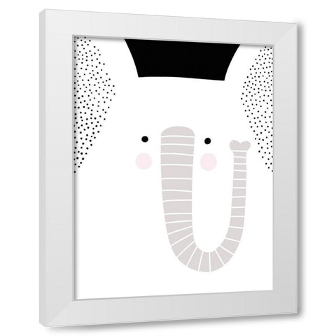 Mix and Match Animal II White Modern Wood Framed Art Print by Borges, Victoria