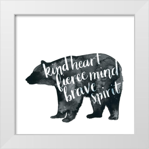 Wise Walker I White Modern Wood Framed Art Print by Popp, Grace