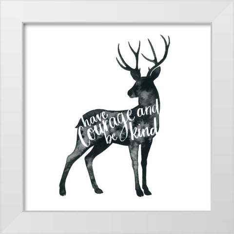 Wise Walker II White Modern Wood Framed Art Print by Popp, Grace