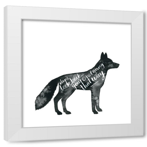 Wise Walker III White Modern Wood Framed Art Print by Popp, Grace