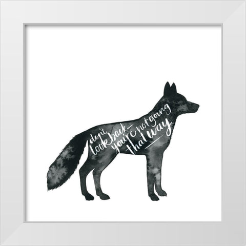 Wise Walker III White Modern Wood Framed Art Print by Popp, Grace