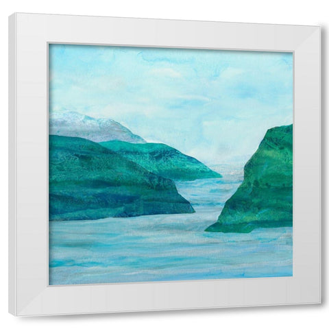 Secret Places I White Modern Wood Framed Art Print by Chandler, Sharon