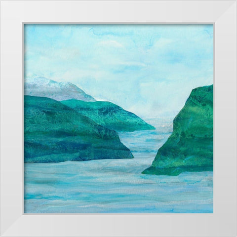 Secret Places I White Modern Wood Framed Art Print by Chandler, Sharon