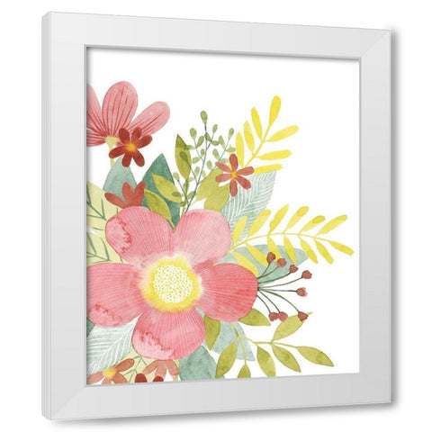 Colossal Florals I White Modern Wood Framed Art Print by Popp, Grace
